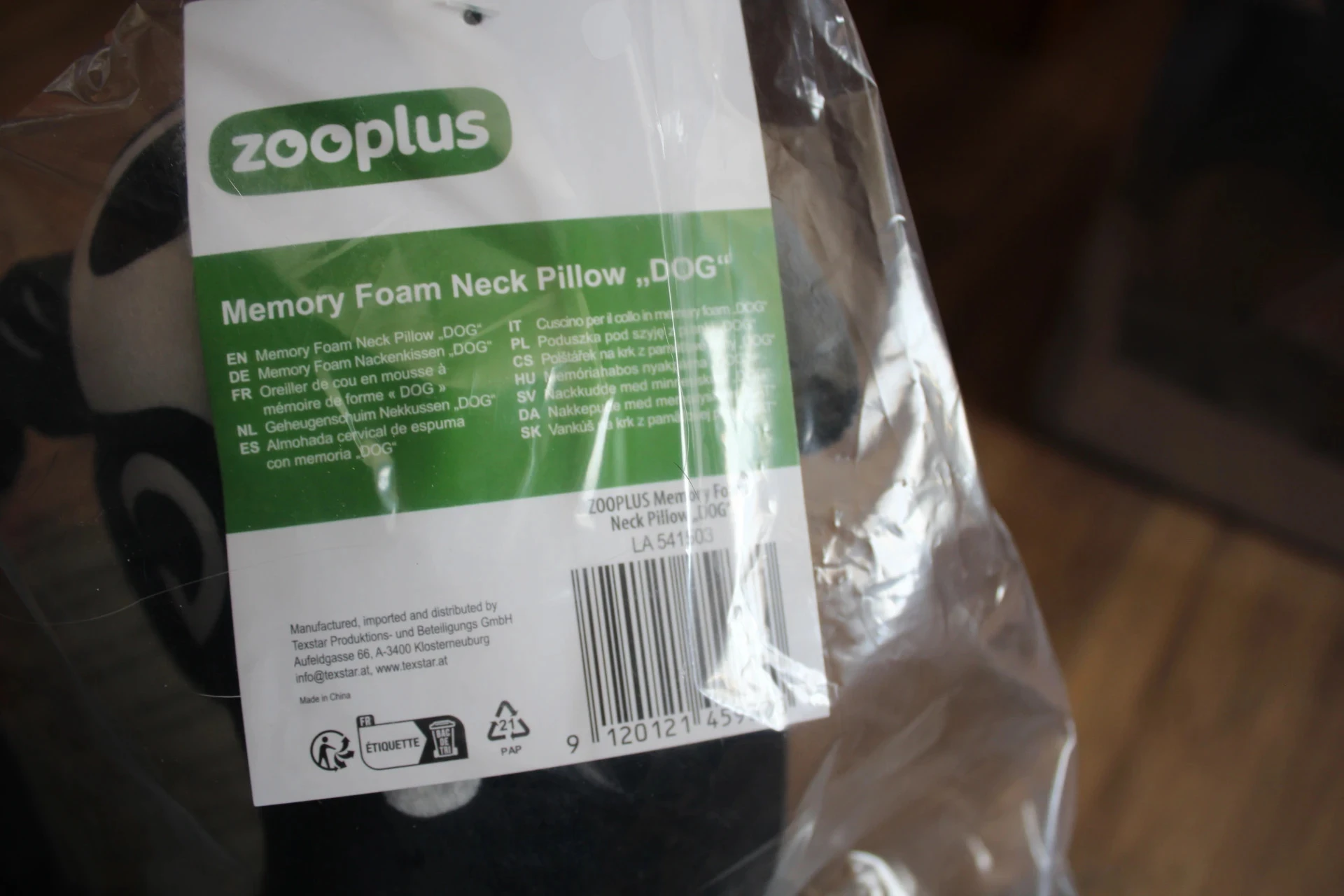 Oreiller de viaje de memoria Zooplus - Nuevo – photo 6